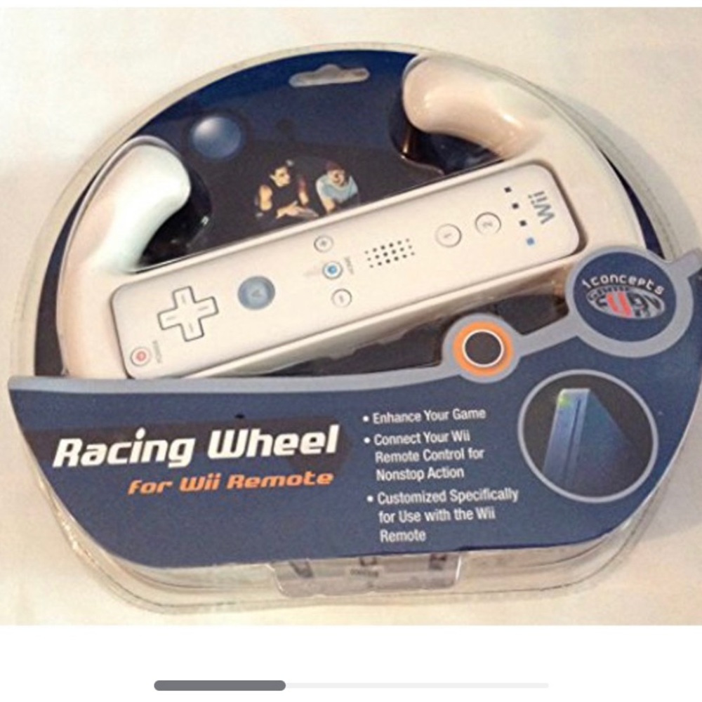 Racing wheel for Wii remote.